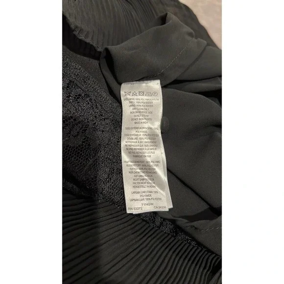 Black Lace Trimmed Dress - Picture 11 of 13